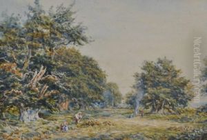 Figures In Alandscape by Walter Duncan