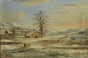 Winter Landscape by Robert Scott Duncanson