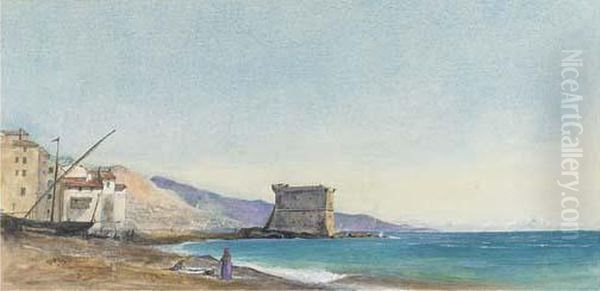 On The Coast At Menton, France - view 1