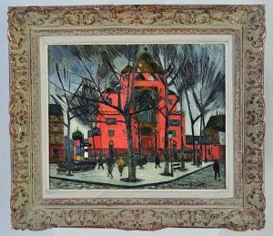 la Place Des Abbesses Et Saint-jean by Alfred Dunet