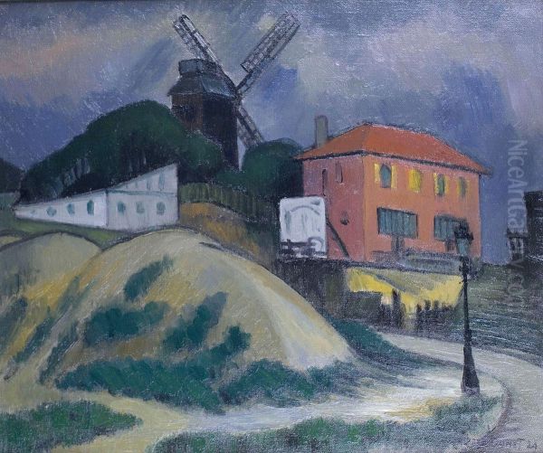 Montmartre, Le Moulin De La Galette Et La Maison Rose - view 1