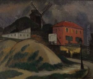 Montmartre, Le Moulin De La Galette by Alfred Dunet