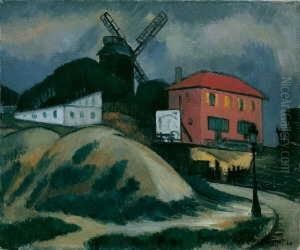 Montmartre - Moulin De La Galette by Alfred Dunet
