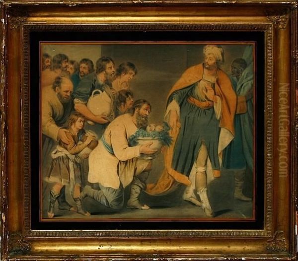 A Duke Receives Presents From The Citizens - view 1