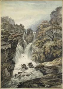 The Reichenbach Falls by Balthasar Anton Dunker