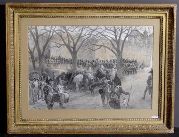 L'entree Des Soldats Francais A Geneve Et Les Soldats Francais Au Bourg-de-four - view 1