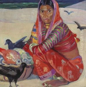 A Hindu Woman by Helena Adele Dunlap