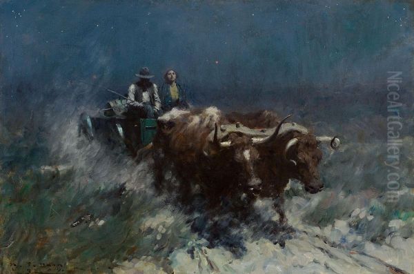 Prairie Homesteaders Coming Home - view 1