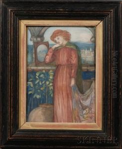 Portrait Of The Lady Of Shalott by Henry Treffry Dunn