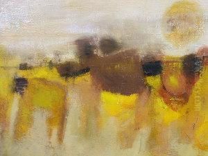 Untitled Abstract Composition by Joseph Dunn Of Worcester