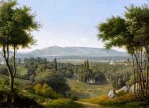 Paysage D'ile-de-france by Alexandre-Hyacinthe Dunouy