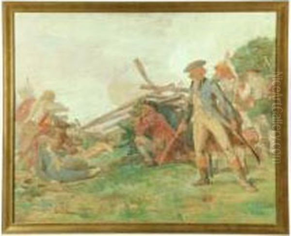 Fight At The Rail Fence, Bunker Hill - view 1