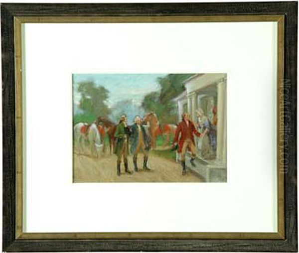 Leaving Mount Vernon For Continental Congress - view 1