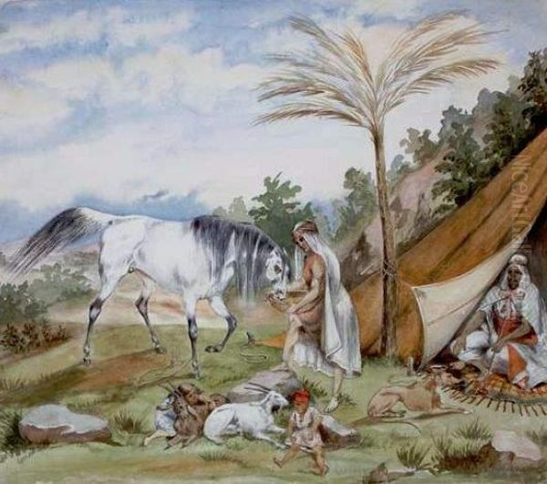 Scene De Campement - view 1