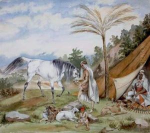 Scene De Campement