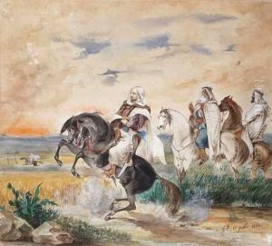 Cavaliers Arabes by Germain Dupac