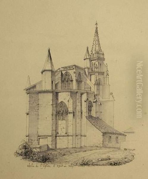 Abside De L'eglise D'uzes - view 1