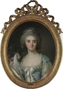 Portrait Of Comtesse De Provence (1753-1810) by Joseph Siffrein Duplessis
