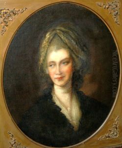 Portrait Of A Lady Thought To Be Charlotte Of Mecklenburg-strelitz, Consort Of George Iii Of England