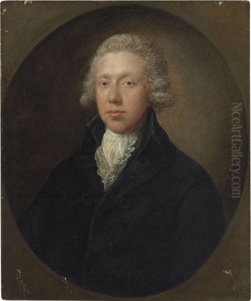 Portrait Of A Gentleman, Traditionally Identified As Samuelkilderbee, Bust-length, In A Black Coat And White Lace Collar - view 1