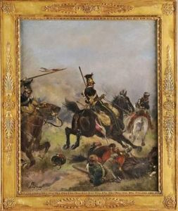 Chevau-legers Legion De La Vistule by Henri-Louis Dupray