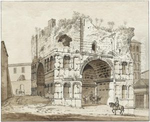 Der Janusbogen In Rom by Daniel Dupre