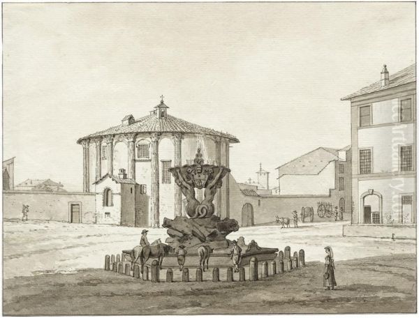 Tempel Des Hercules Victor In Rom - view 1