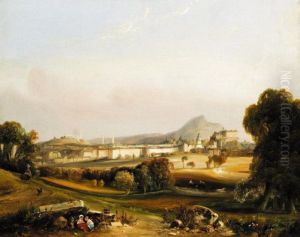 A View Of Edinburgh With Arthur's Seat And Calton Hill Beyond A View Of Edinburgh With Arthur's Seat And Calton Hill Beyond
