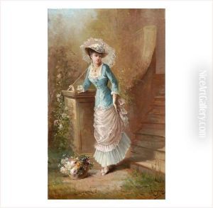 Jeune Femme A L'ombrelle