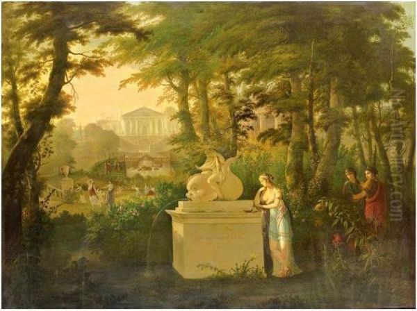 Psyche A L'instant Ou Elle Vient De Recevoir De Ses Soeurs Le Poignard Et La Lampe - view 1