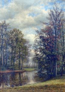 Heidelandschap by Lodewijk/ Louis F.J. Dupuis