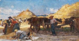Le Repos Pendant La Moisson by Paul Michel Dupuy