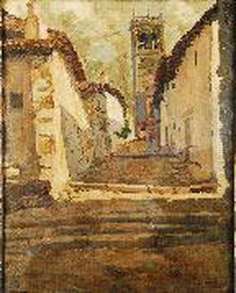 Vista De La Torre De La Iglesia De Ntra. Sra. De La Asuncion, Arenas De San Pedro - view 1