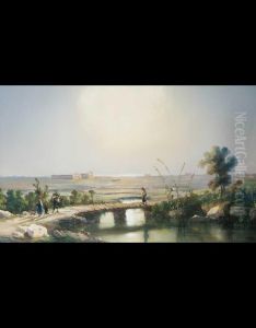 Veduta Di Paestum by Gaetano Dura