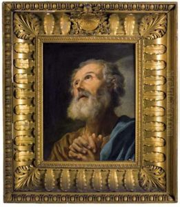 Saint En Priere by Louis Jean-Jacques Durameau