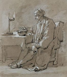 Homme Dinant by Louis Jean-Jacques Durameau