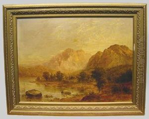 Mountainous Landscape With Lake