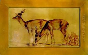 Gazelles by Jean Nicolas Louis Durand