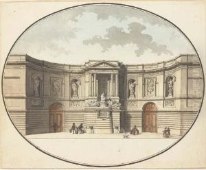 La Fontaine De La Rue De Grenelle by Jean Nicolas Louis Durand