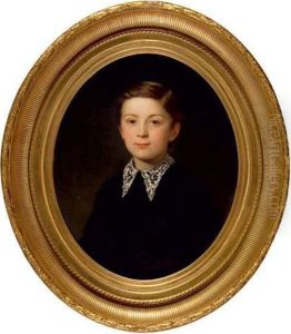 Portrait De Jeune Garcon by Leopold Durangel