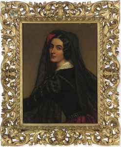 Portrait Of Lola Montes by Friedrich Durck