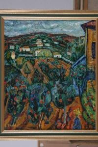 Saint-paul-de-vence by Gaston Jules L. Durel