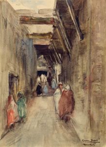 Ruelle A Marrakech by Gaston Jules L. Durel