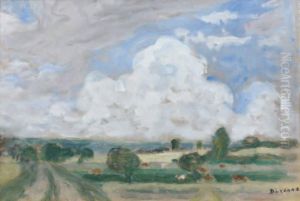 Terre De Cremonville, Normandie by Eugene Antoine Durenne