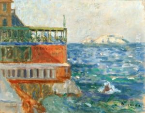 Les Bains De Marseille by Eugene Antoine Durenne