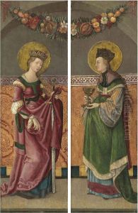 Saint Catherine Of Alexandria; by Hans Durer