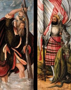 Drer, H.
Wings Of An Altarpiece: Saint Christopher (recto) And Saintcatherine (verso); And Saint George (recto) And Saint Barbara(verso) by Hans Durer