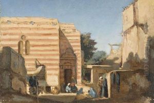 "mosquee Pres L'esbekich" by Johann Ludwig Rudolf Durheim