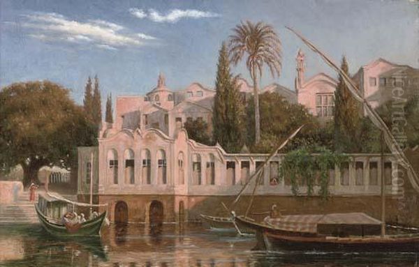 A Palace On The Nile At Cairo - view 1