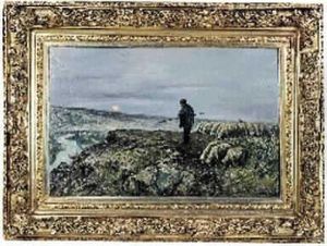 Berger En Auvergne by Emile Durieux